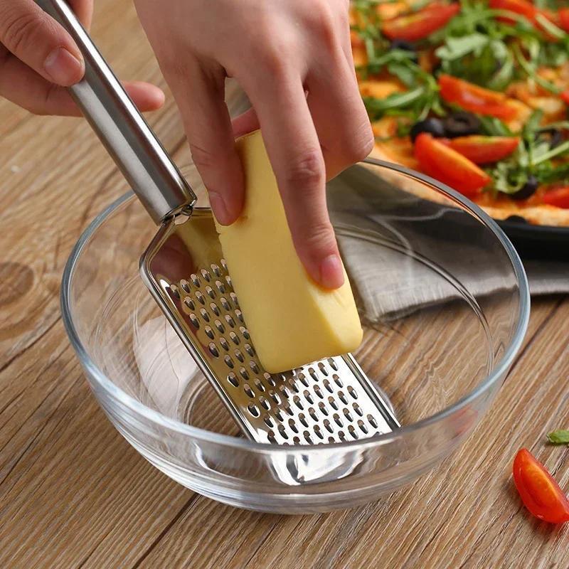 Cheese Grater Box - New Stainless Steel Handheld Cheese Grater