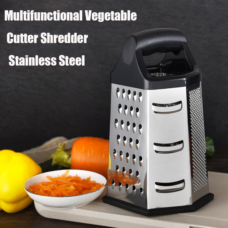 Cheese Grater Box - Professional Box Grater Stainless Steel with