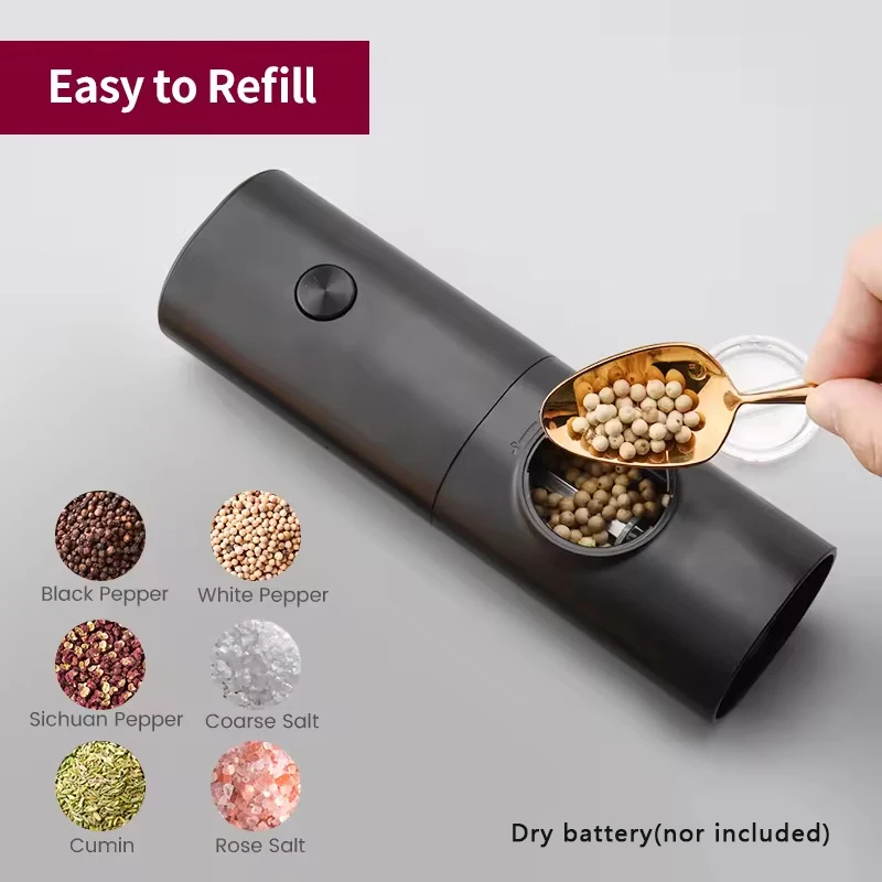 Kitchen Gadgets Electronic - Electric Automatic Salt and Pepper Grinder