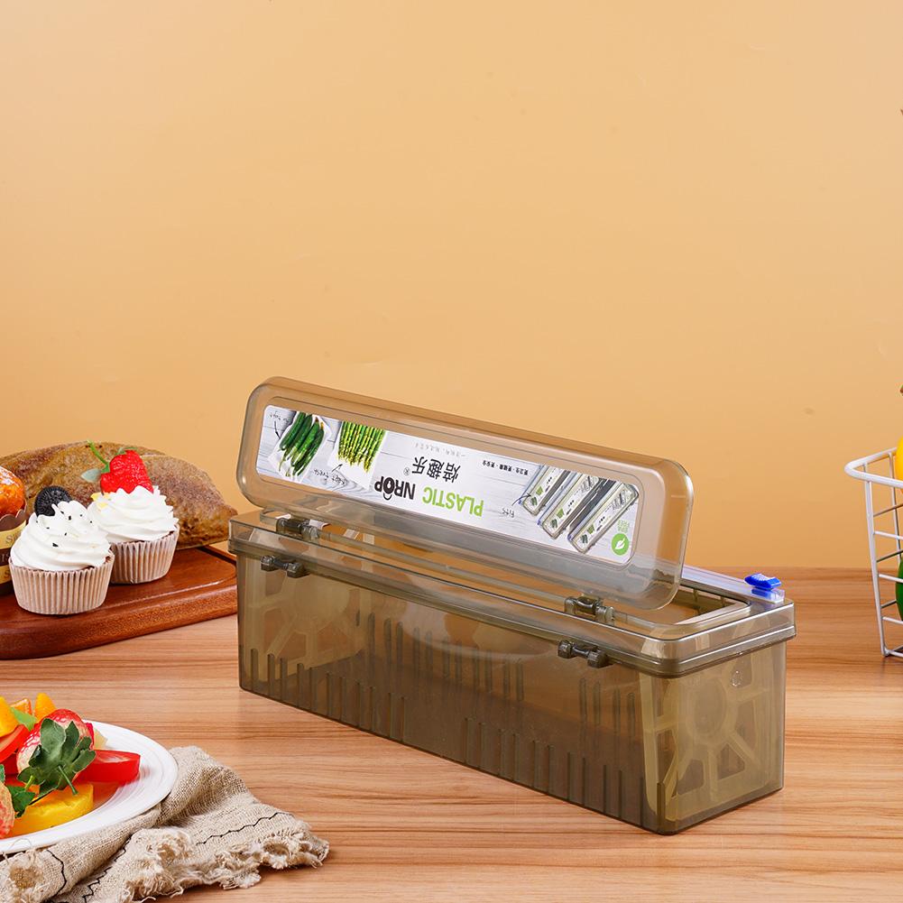 Kitchen Gadgets Must Have - Plastic Wrap Dispenser Cling Film Cutter