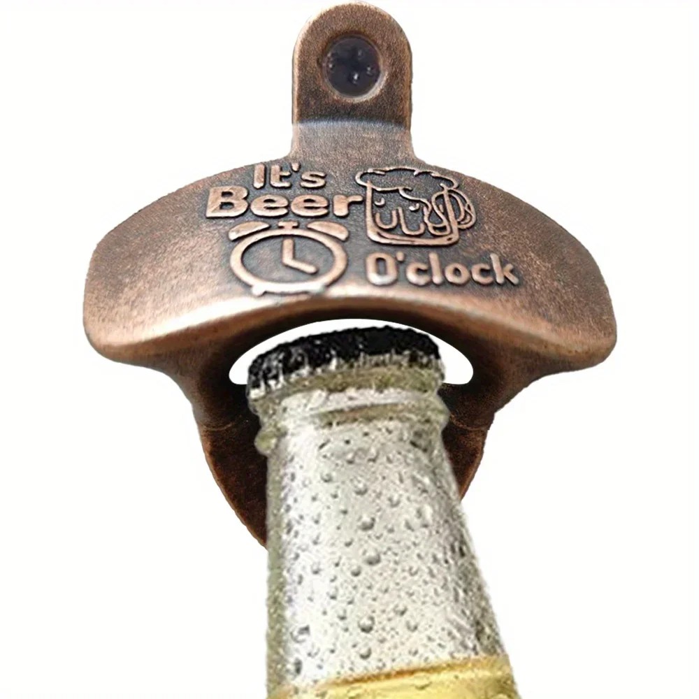 Kitchen Gadgets Vintage - 1pc It's Beer'O Clock Bottle Opener