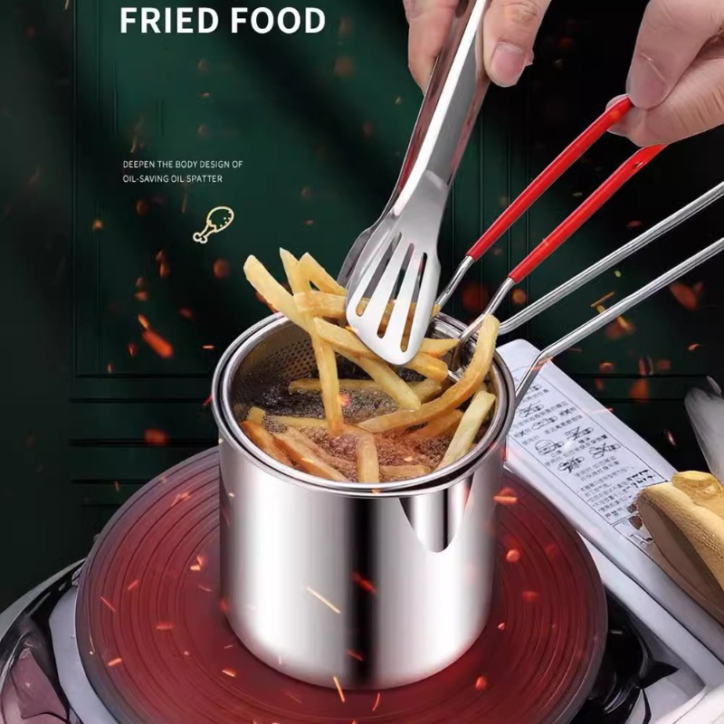 304 Stainless Steel Deep Fryer - đánh giá và giá Kitchen Gadgets Electronic