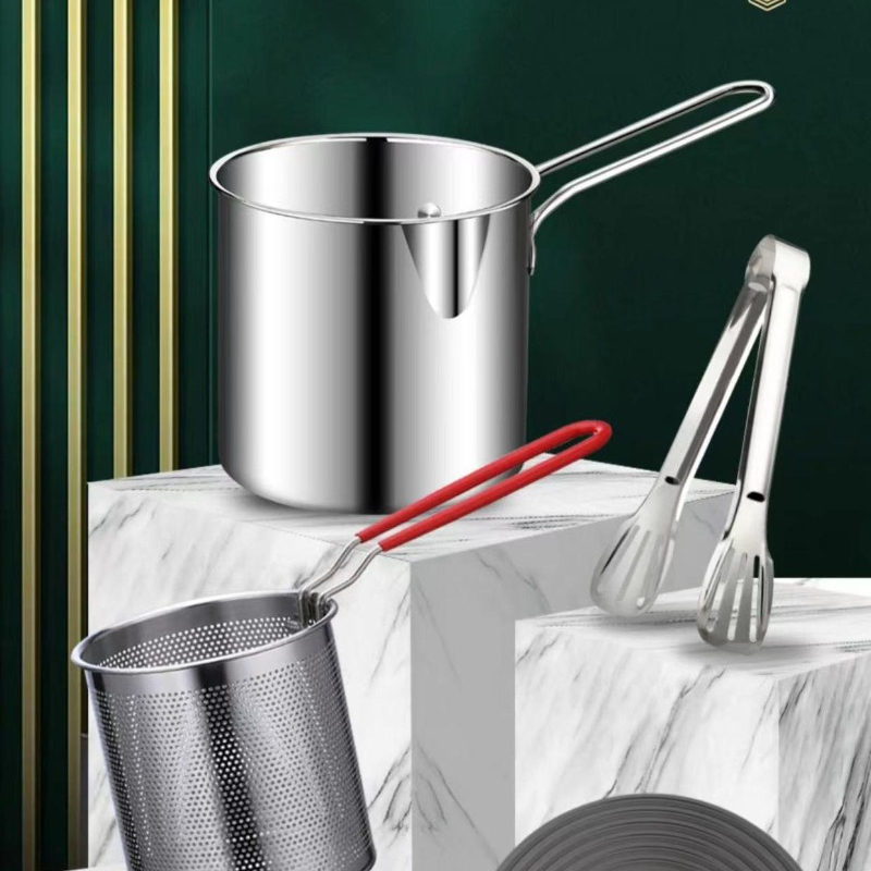 304 Stainless Steel Deep Fryer - đánh giá và giá Kitchen Gadgets Electronic