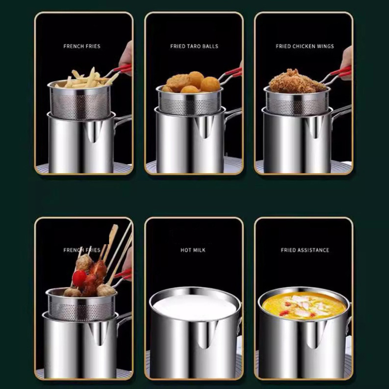 304 Stainless Steel Deep Fryer - đánh giá và giá Kitchen Gadgets Electronic
