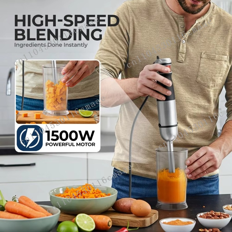 6-in-1  1200W Powerful Hand Bl - đánh giá và giá Immersion Blender Stick
