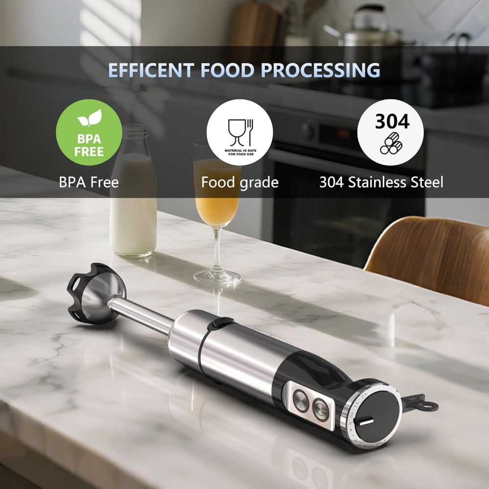5 in 1 Immersion Blender Handh - đánh giá và giá Immersion Blender Stick