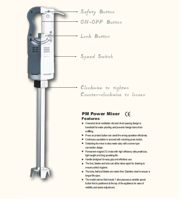 Linkrich Heavy Manual Industri - đánh giá và giá Immersion Blender Stick