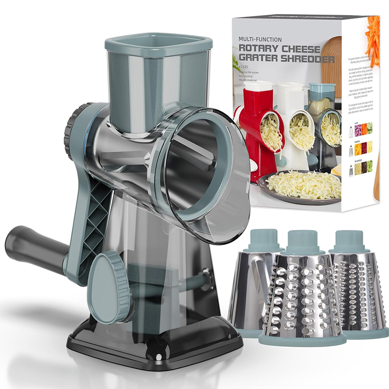 LMETJMA 3 in 1 Rotary Cheese G - đánh giá và giá Cheese Grater Box