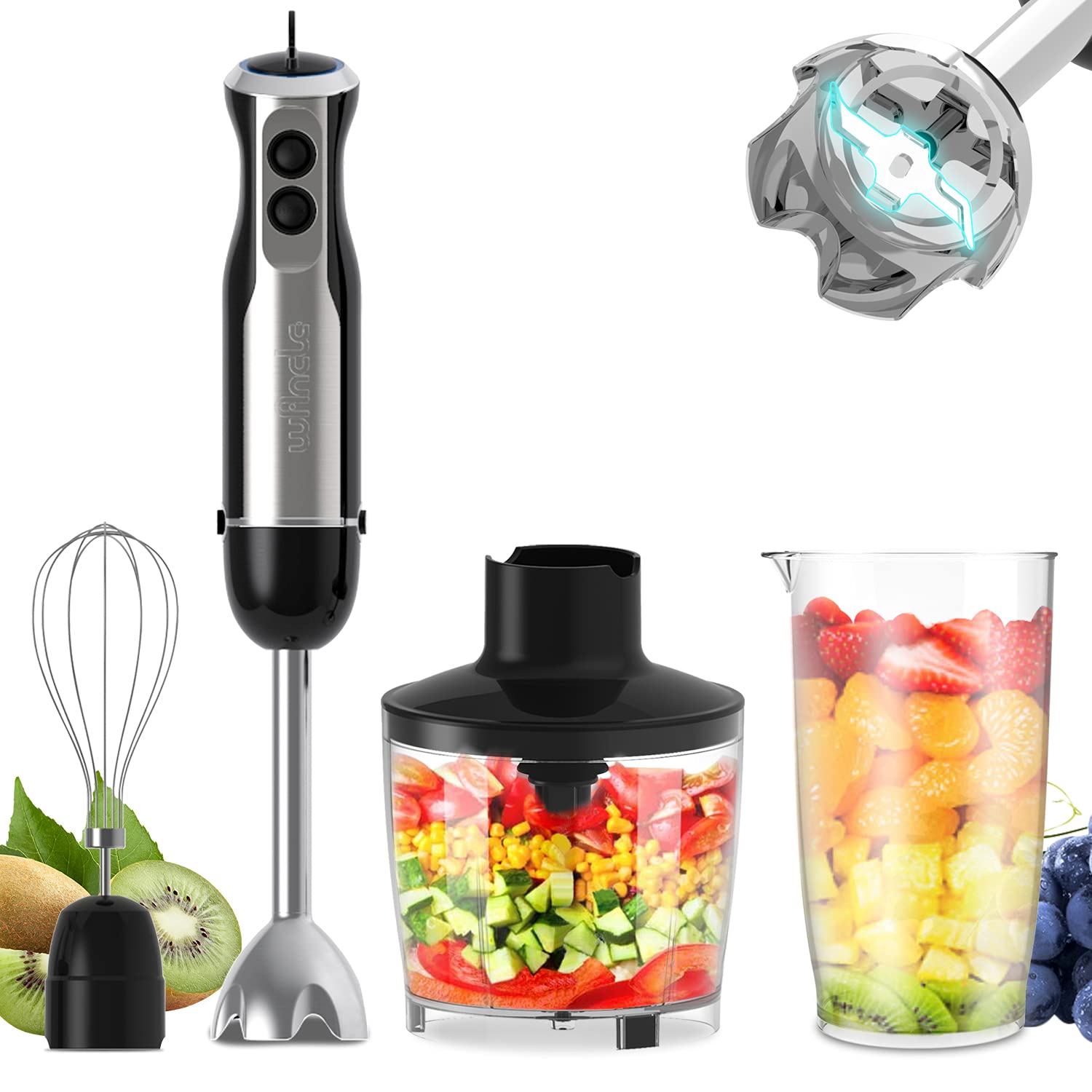 Wancle 1000W Immersion Hand Bl - đánh giá và giá Immersion Blender Stick