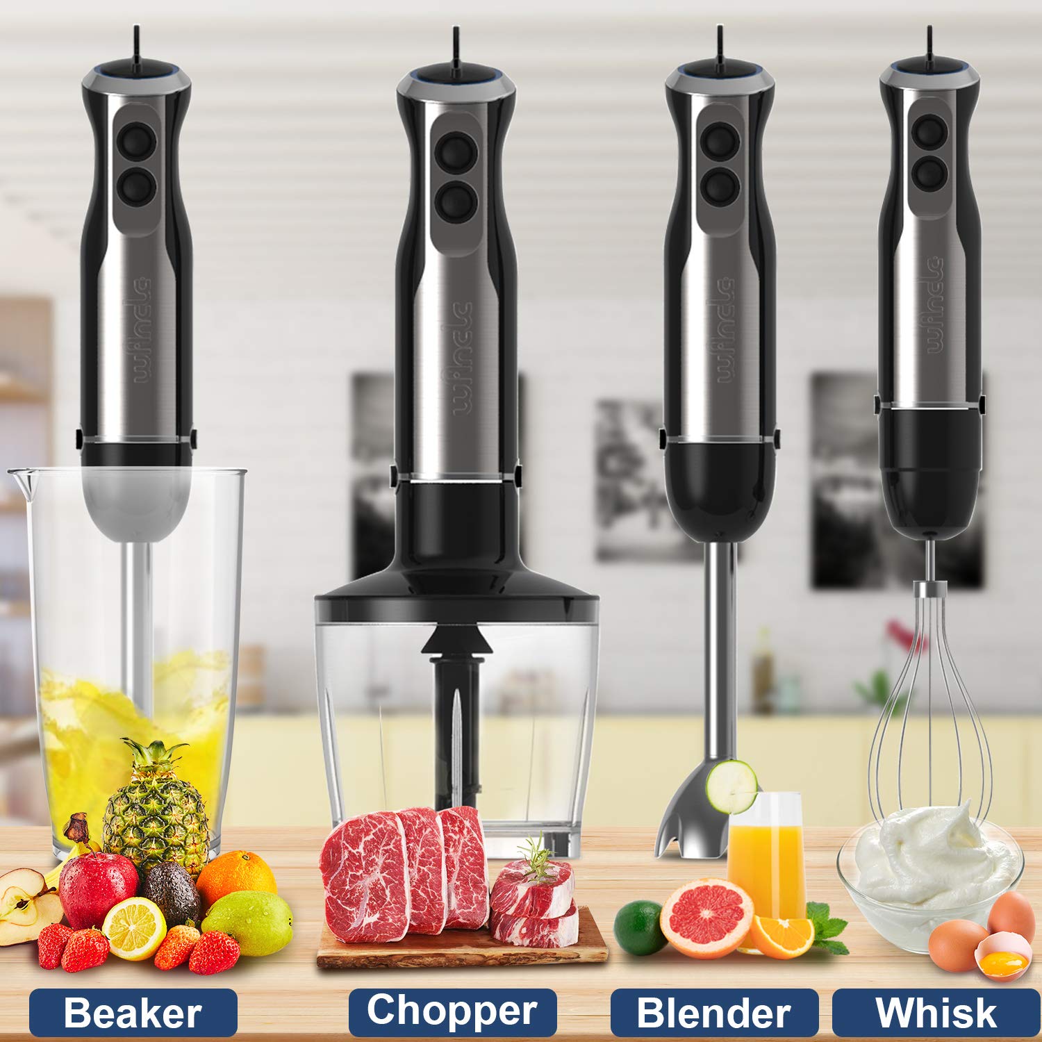 Wancle 1000W Immersion Hand Bl - đánh giá và giá Immersion Blender Stick