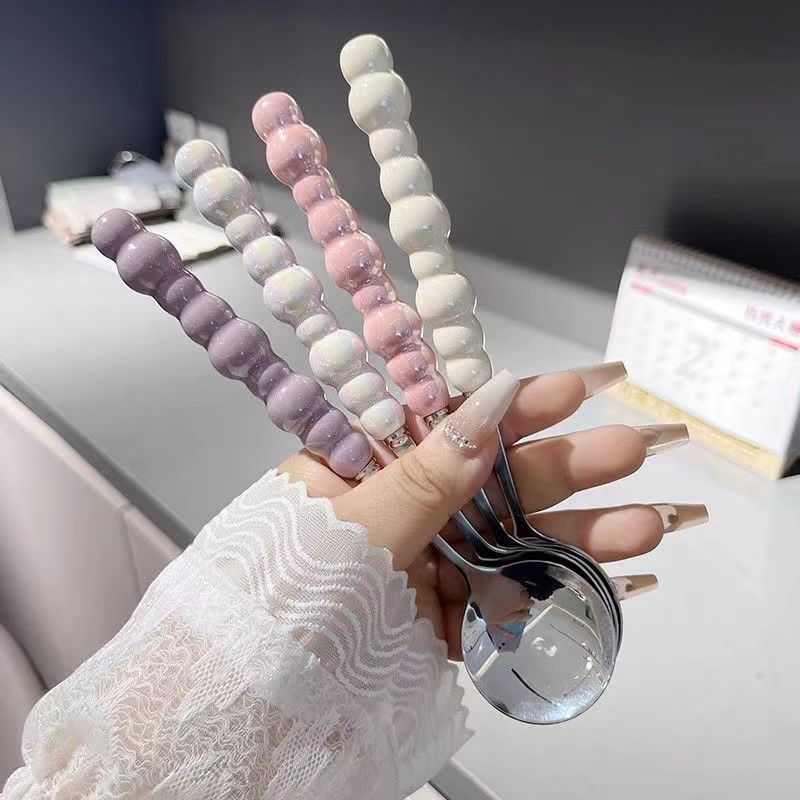 Pearl Handle Spoon Stainless S - đánh giá và giá Kitchen Gadgets Must Have