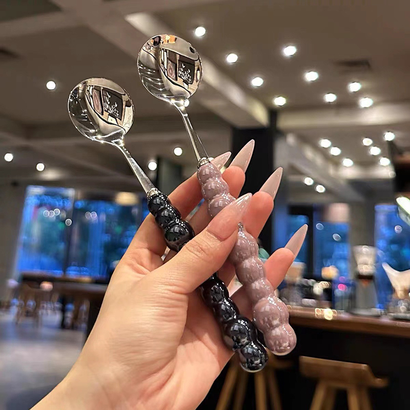 Pearl Handle Spoon Stainless S - đánh giá và giá Kitchen Gadgets Must Have
