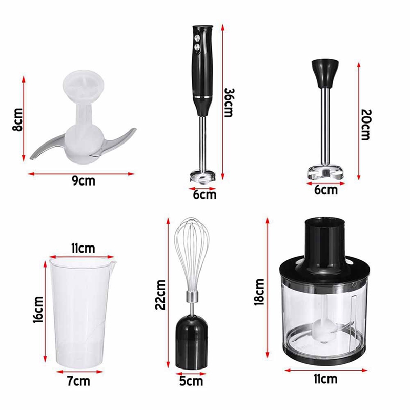 4 in 1 High Power Immersion Ha - đánh giá và giá Immersion Blender Stick
