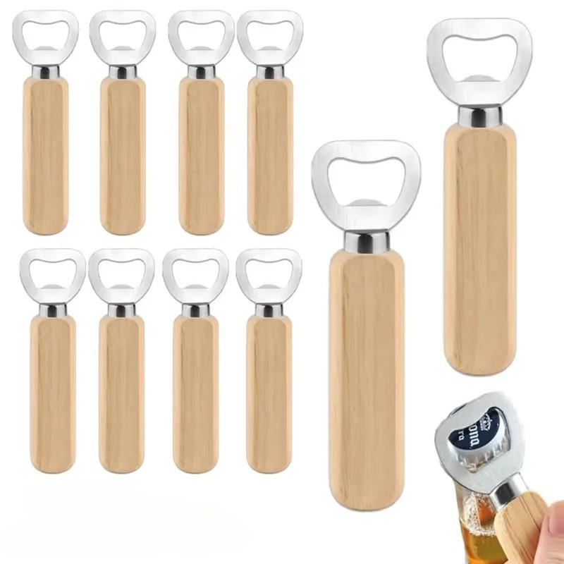 Stainless Steel Wooden Bottle  - đánh giá và giá Kitchen Gadgets Home Party
