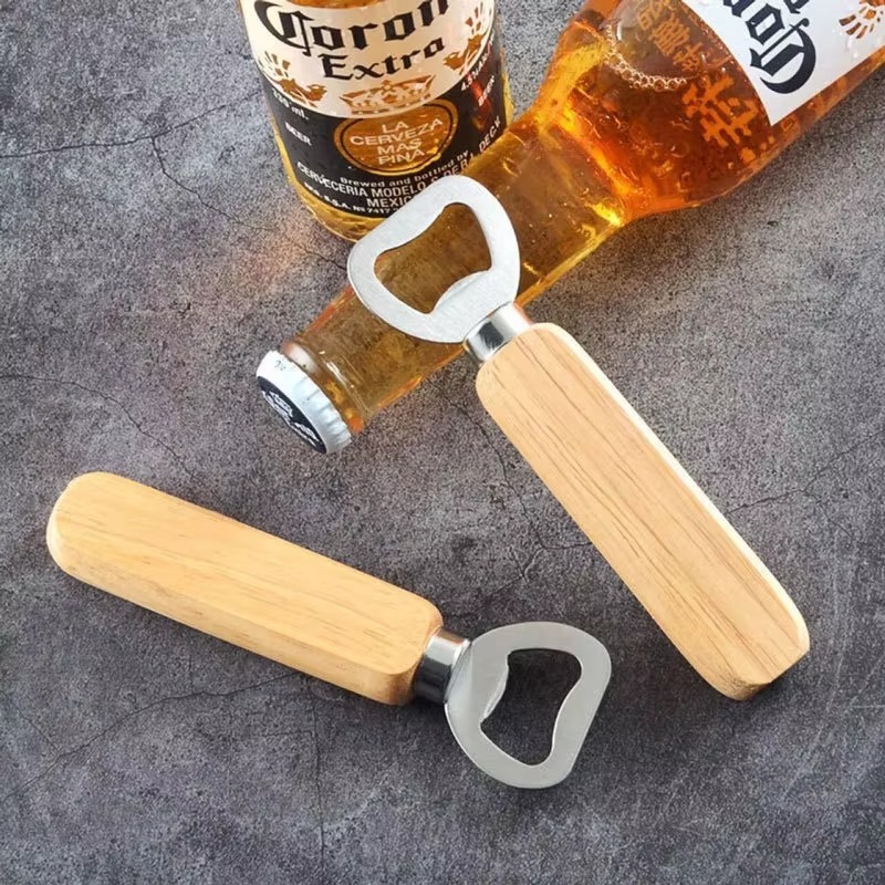 Stainless Steel Wooden Bottle  - đánh giá và giá Kitchen Gadgets Home Party