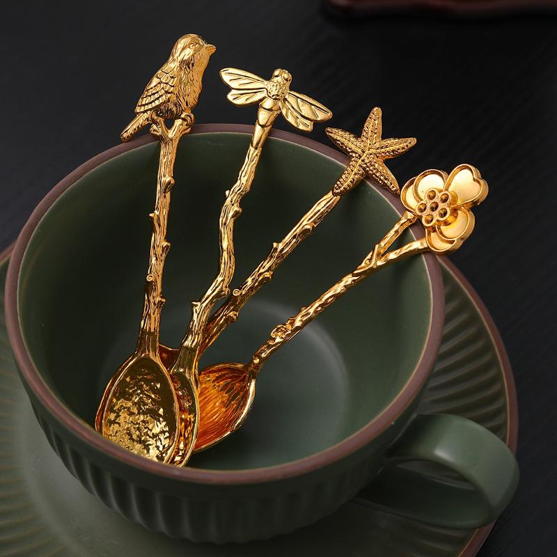 1Pc Metal Dessert Coffee Spoon - đánh giá và giá Kitchen Gadgets Vintage