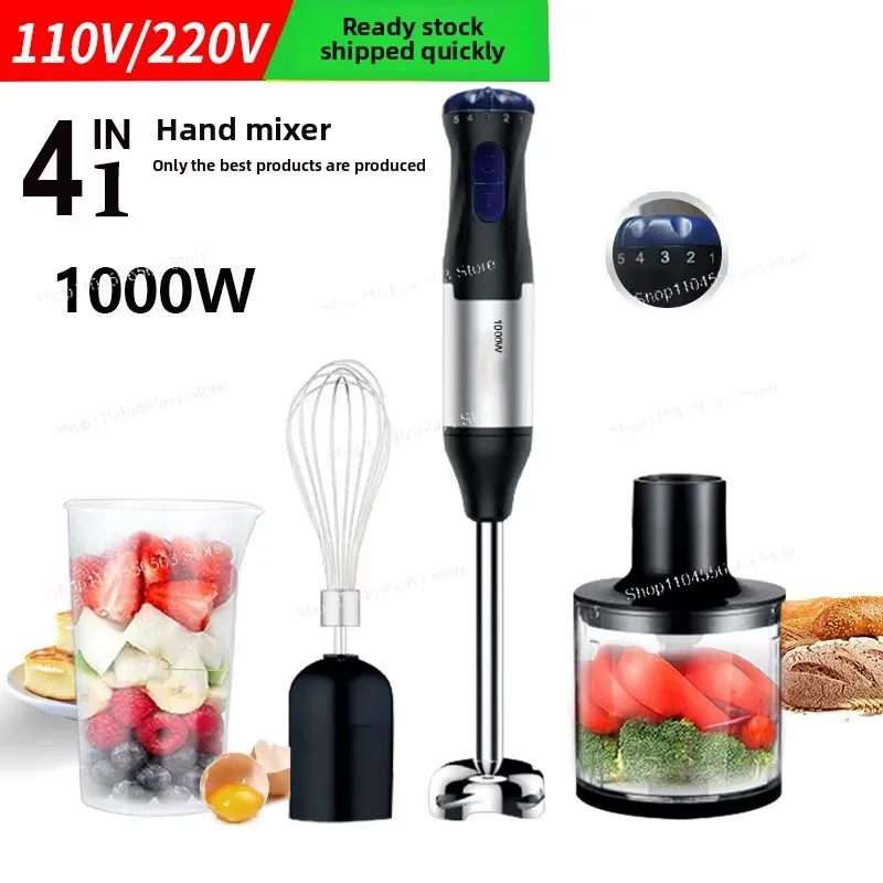 110V 1000W Handheld Immersion  - đánh giá và giá Immersion Blender Stick