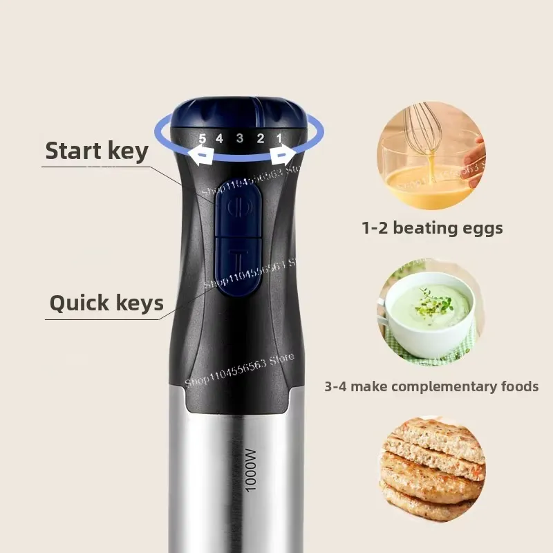 110V 1000W Handheld Immersion  - đánh giá và giá Immersion Blender Stick