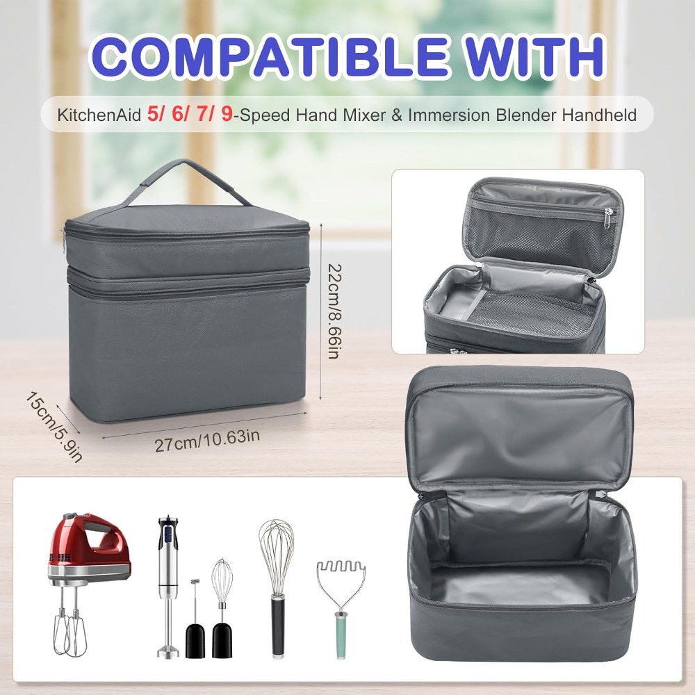Hand Mixer Case for Kitchen Ai - đánh giá và giá Immersion Blender Stick